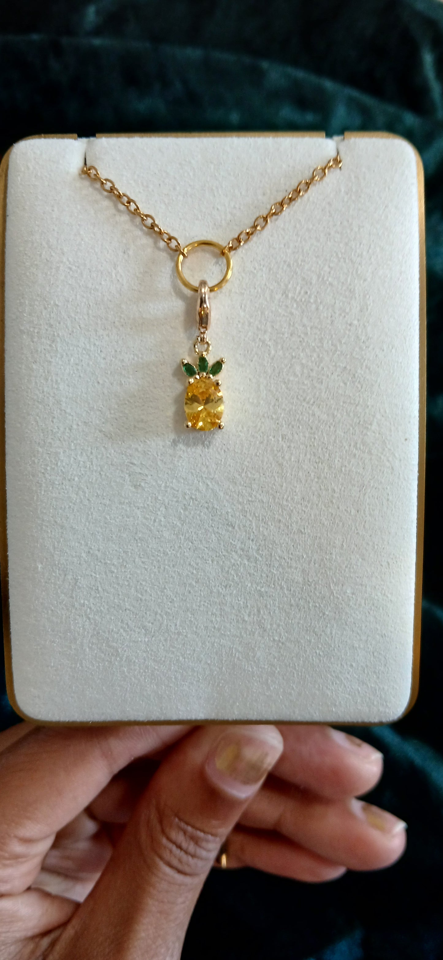 Fruit That Lasts - Rhinestone Pineapple Charm
