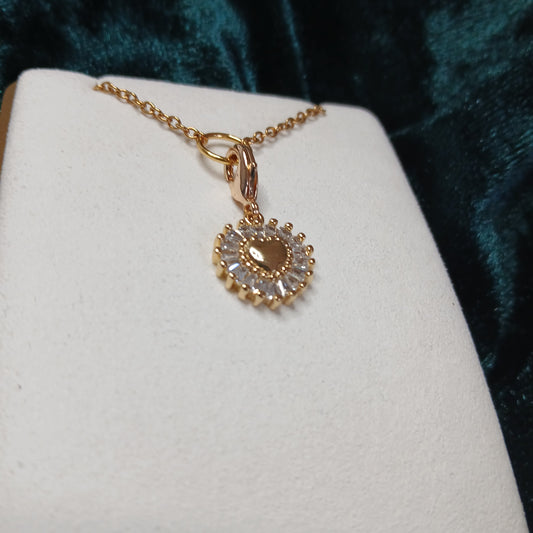 Let Your Light So Shine - Gleaming Heart Charm