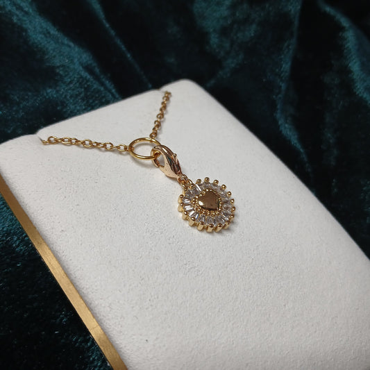 Let Your Light So Shine - Gleaming Heart Charm