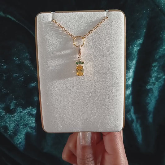 Fruit That Lasts - Rhinestone Pineapple Charm