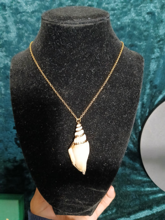 Born of the Water and the Spirit - Shell Baptism Necklace