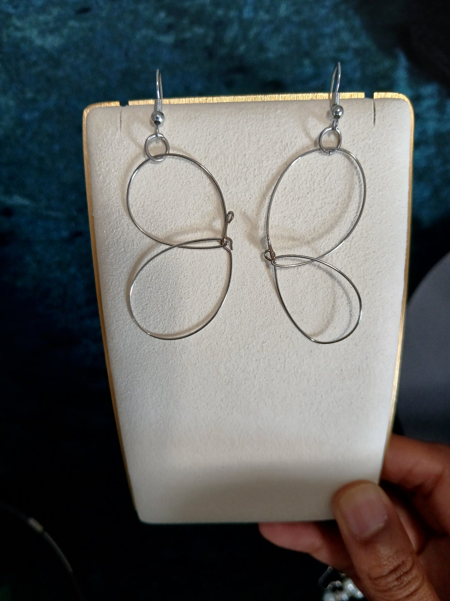 Created Anew - Wirework Butterfly Wing Earrings