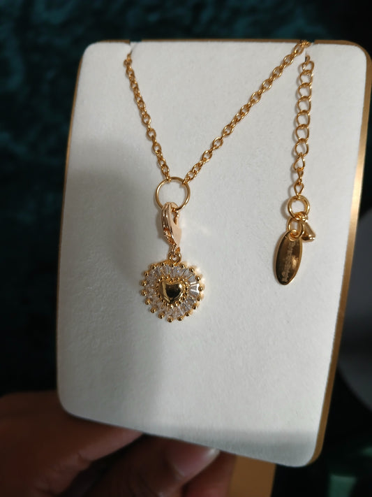 Let You Light So Shine - Gleaming Heart Charm