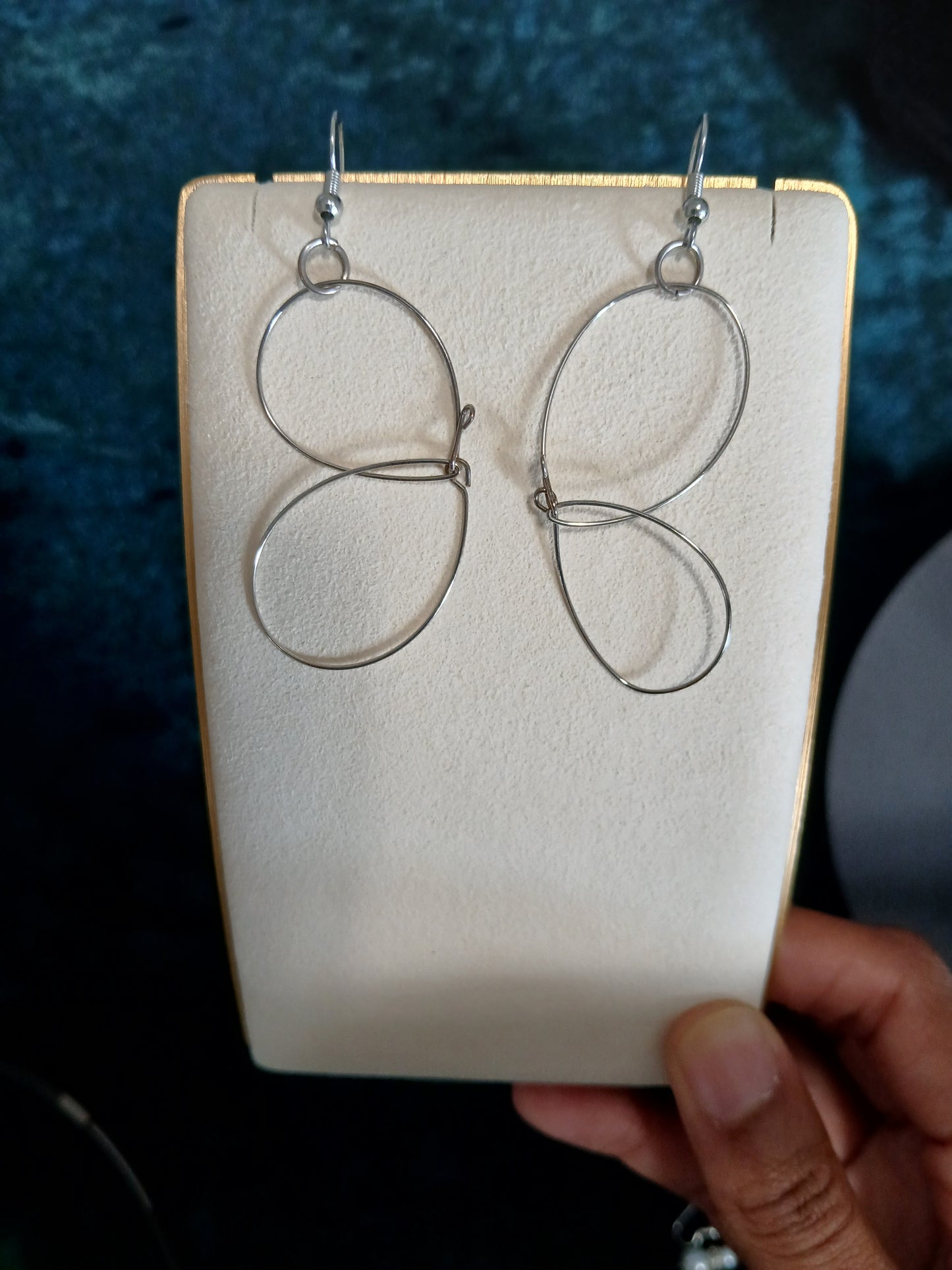 Created Anew - Wirework Butterfly Wing Earrings