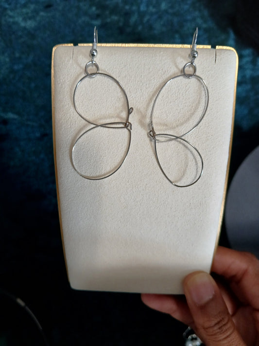 Created Anew - Wirework Butterfly Wing Earrings